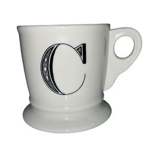 Anthropologie monogram mug.  Letter C.  Excellent used‎ condition.